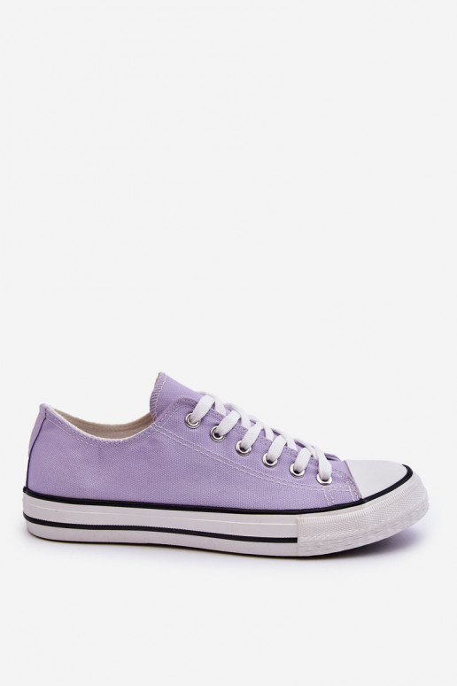 Klassieke lage dames sneakers in paars Vegas