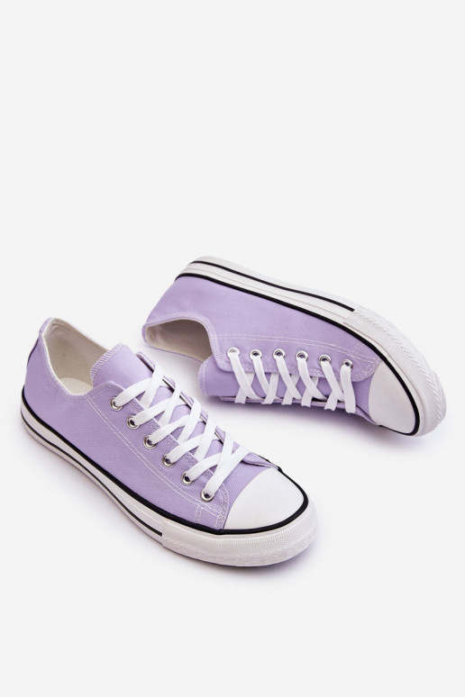 Klassieke lage dames sneakers in paars Vegas