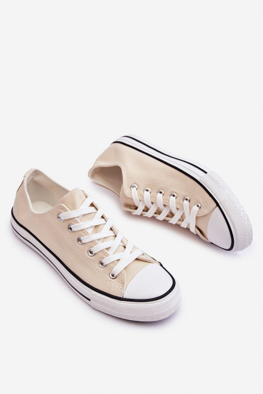 Klassieke lage dames sneakers in ivoor Vegas