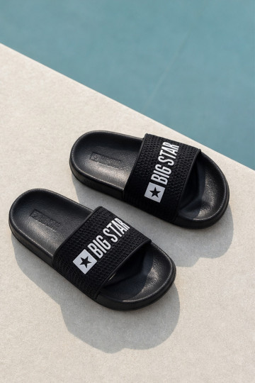 Heren slippers Big Star JJ174505 zwarte