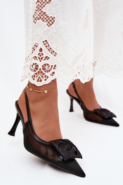 Gaas sandalen met ornamenten met hakken Typu Klepsydra zInart Jasmina