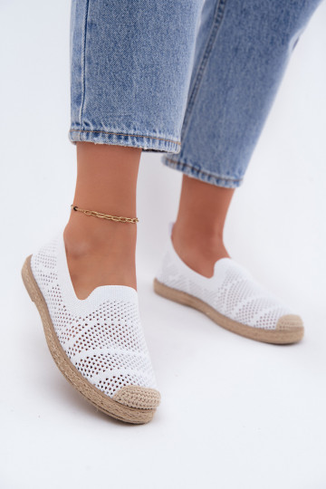 Ajuinen witte espadrilles Candessa 2