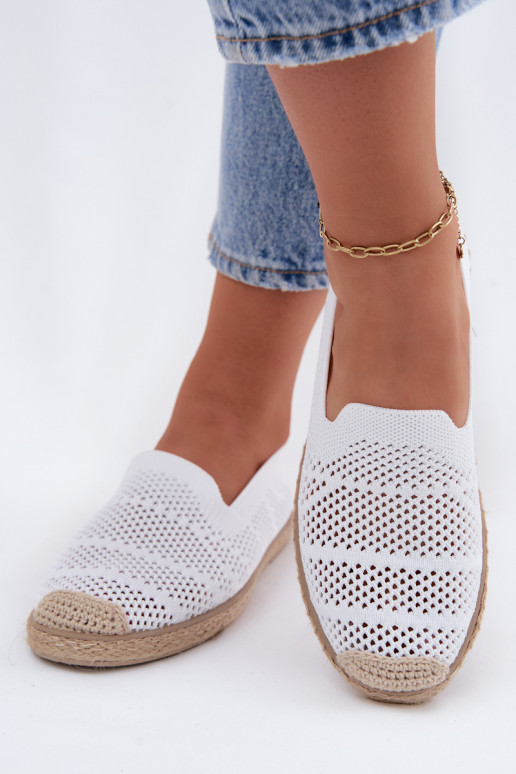 Ajuinen witte espadrilles Candessa