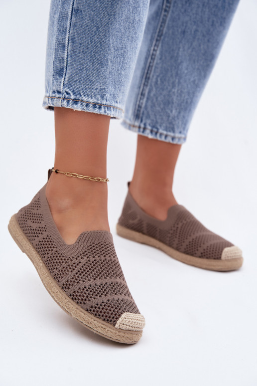Ajuinen kaki espadrilles Candessa