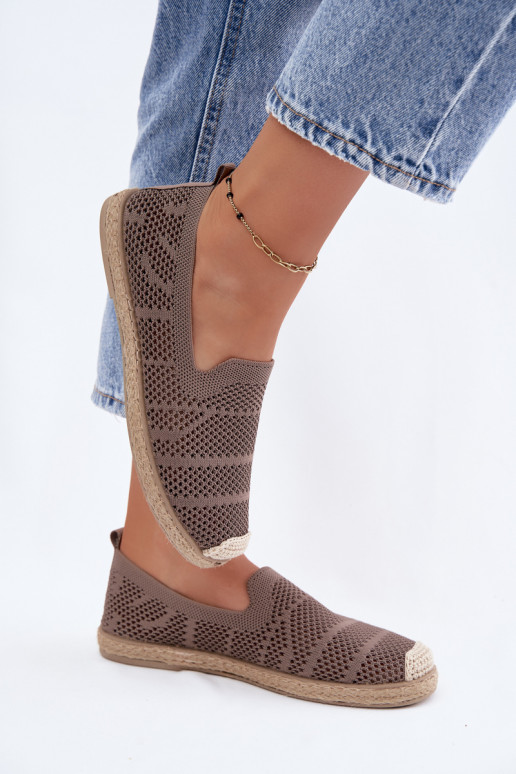 Ajuinen kaki espadrilles Candessa
