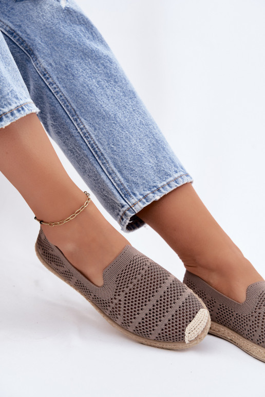 Ajuinen kaki espadrilles Candessa