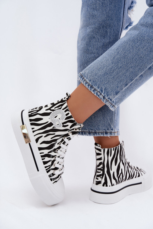 Casual schoenen met platform Zebra Meloria