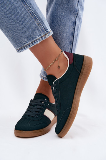 Dames sneakers in flesgroen faux leather Corelle 2