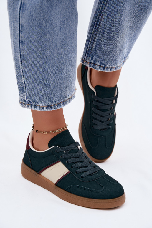 Dames sneakers in flesgroen faux leather Corelle