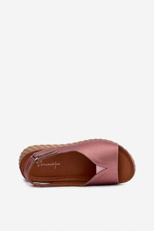Roze gouden platform sandalen Tai turiciejka L7633-25