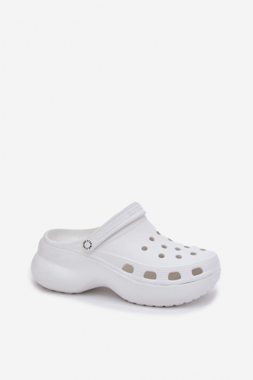 Dameslippers met trendy chunky zolen Big Star RR274A119 wit