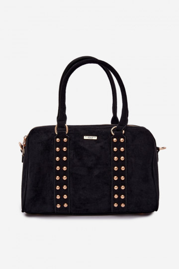 Zwarte handtas met gouden studs Emelle