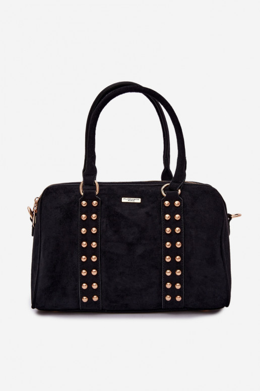 Zwarte handtas met gouden studs Emelle