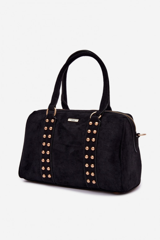 Zwarte handtas met gouden studs Emelle