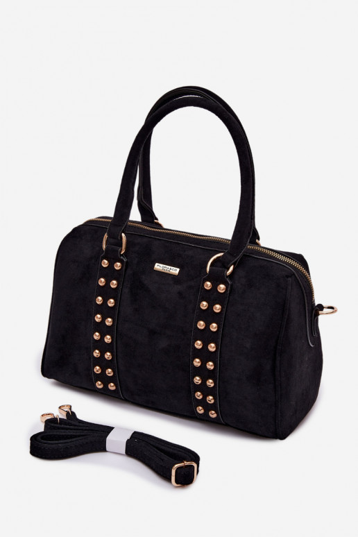 Zwarte handtas met gouden studs Emelle