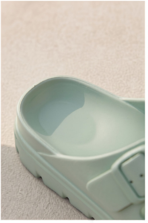 Dames slippers met schuimplatform in munt Melorea