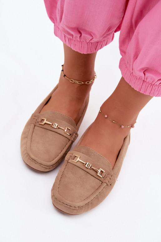 Classic suède loafers khaki Corinell