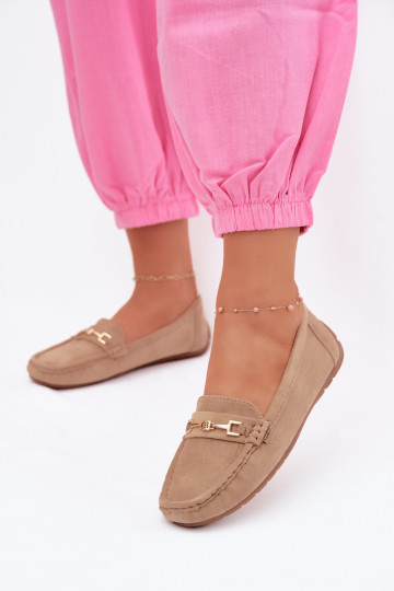 Classic suède loafers khaki Corinell 2