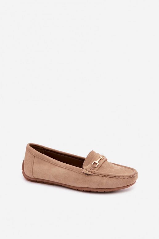Classic suède loafers khaki Corinell