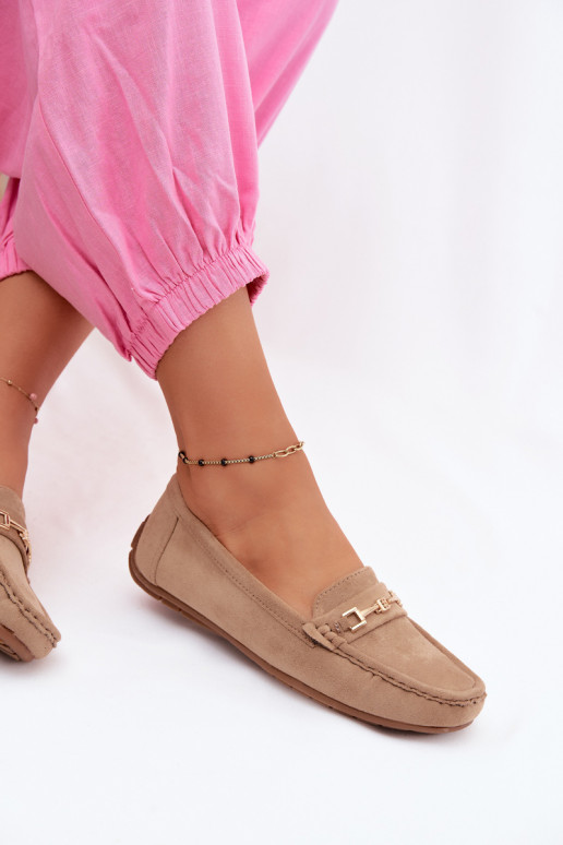 Classic suède loafers khaki Corinell