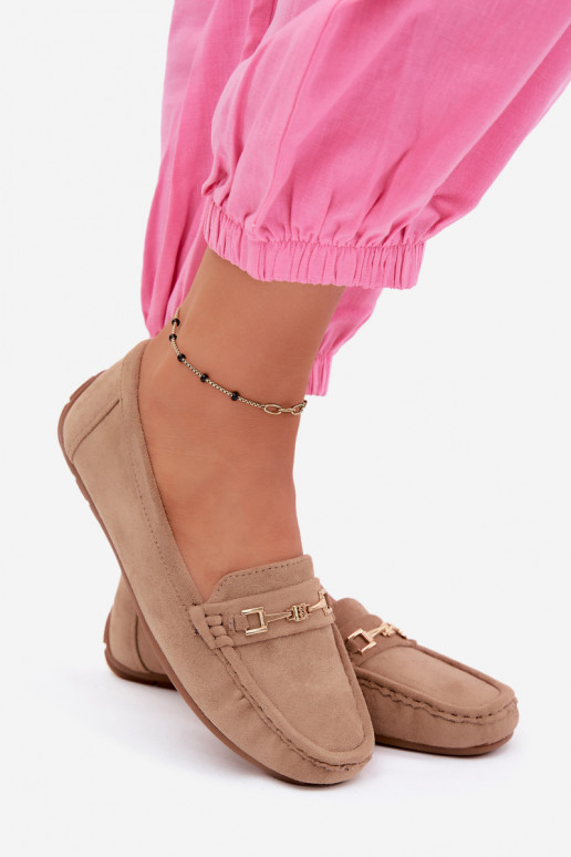 Classic suède loafers khaki Corinell