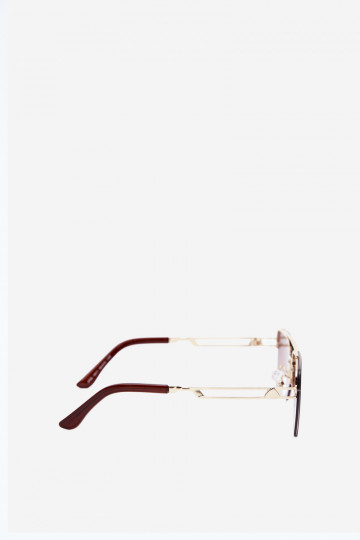 Zonnebrillen met UV-filter bruine kleur 2