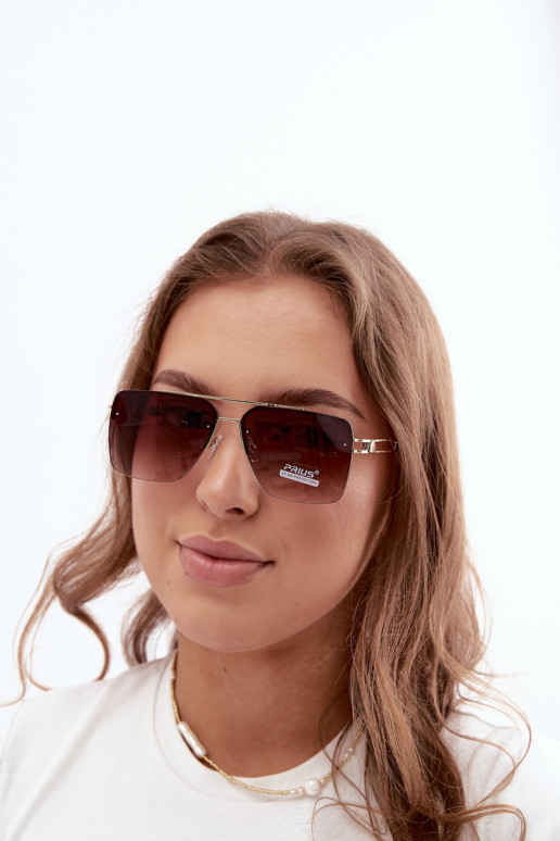Zonnebrillen met UV-filter bruine kleur