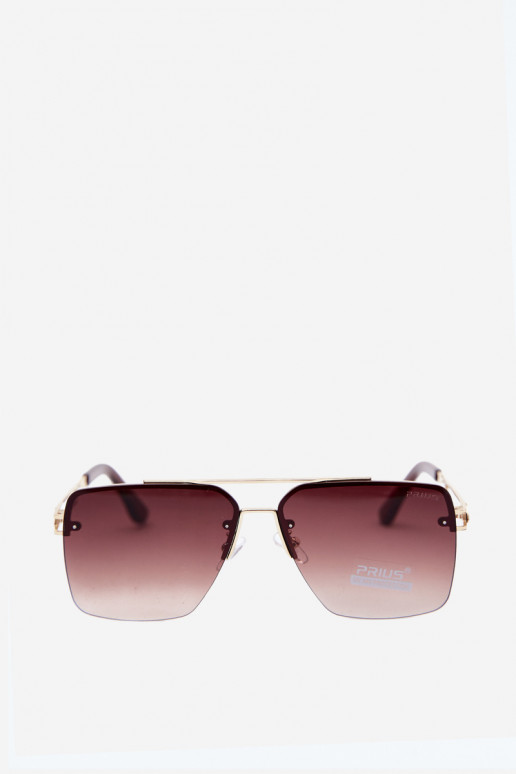 Zonnebrillen met UV-filter bruine kleur