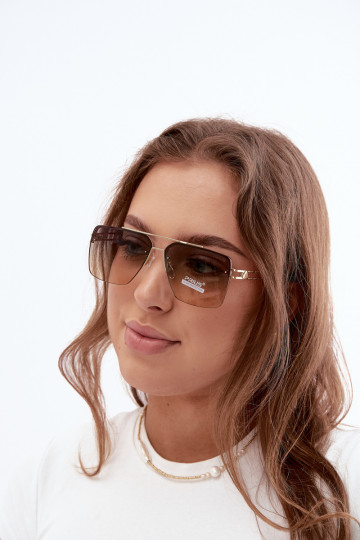 Zonnebrillen met UV-filter gele kleur 2