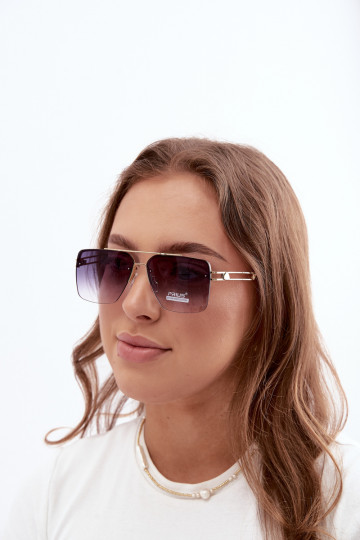 Zonnebrillen met UV-filter donkerblauwe kleur 2