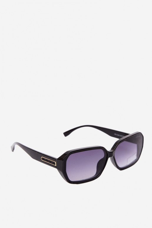Dames zonnebril met UV-filter zwarte kleur