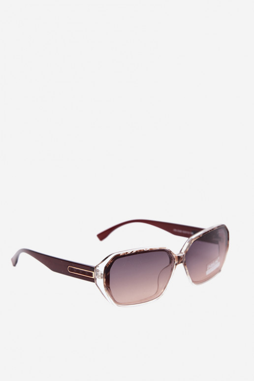 Dames zonnebril met UV-filter bruine kleur