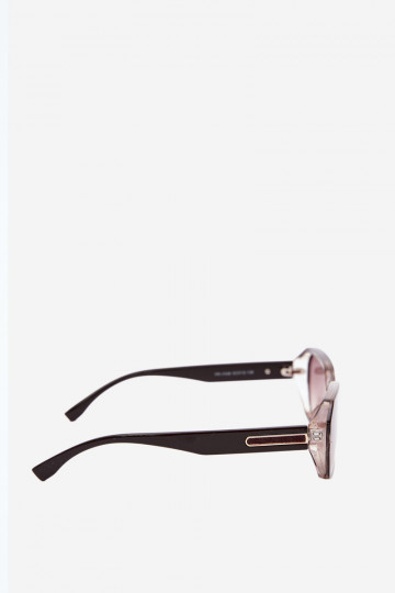 Dames zonnebril met UV-filter tmavohnede kleur 2