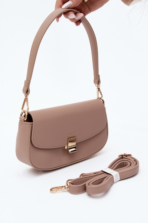 Kleine tas van faux leather ivoor Acacia
