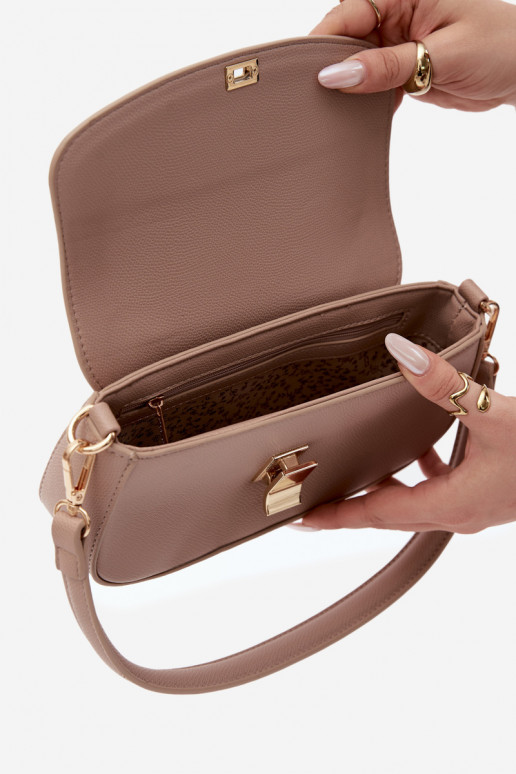Kleine tas van faux leather ivoor Acacia