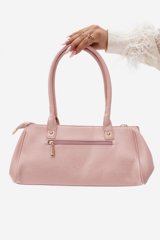 Handtas van faux leather roze Muni