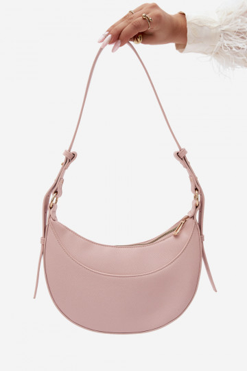 Kleine handtas van faux leather roze Miri 2