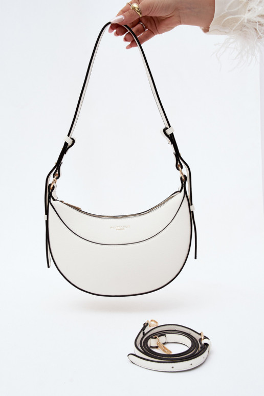 Kleine handtas van faux leather wit Miri