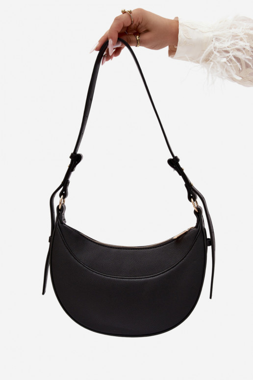 Kleine handtas van faux leather zwart Miri