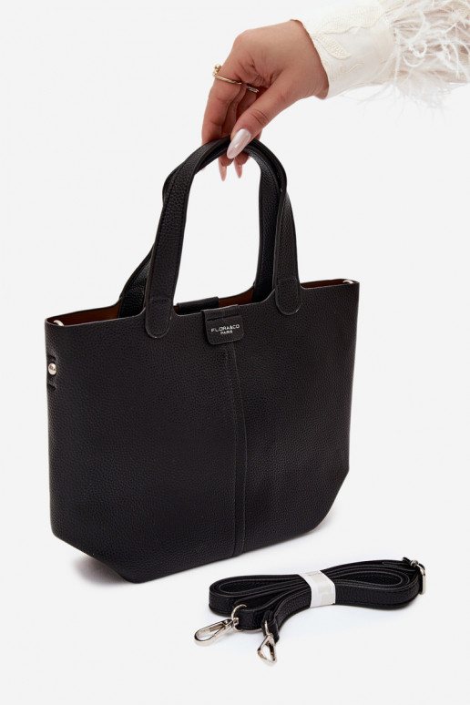 Handtas van faux leather zwart Blaire
