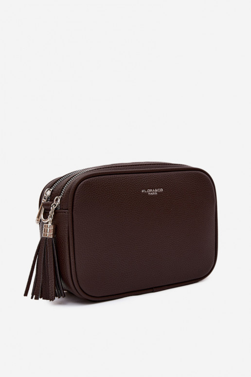 Postbode tas in chocolade kunstleer Daily
