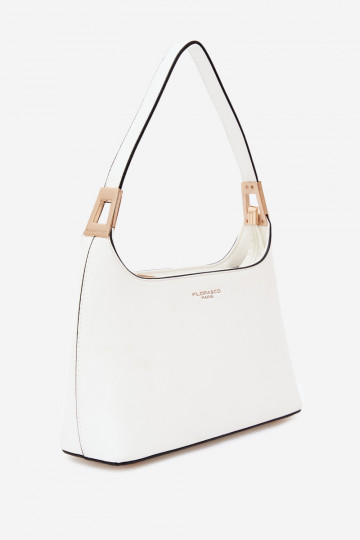Handtas van faux leather in wit Gretta 2