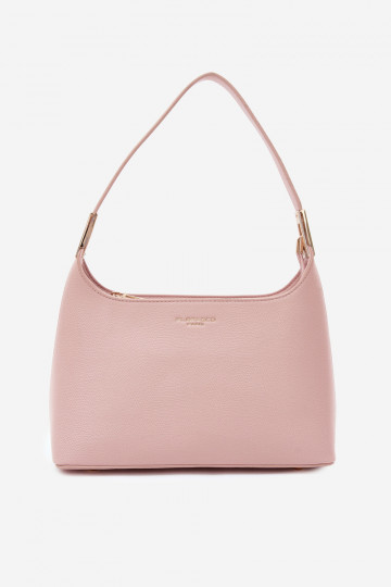 Handtas van faux leather in roze Gretta