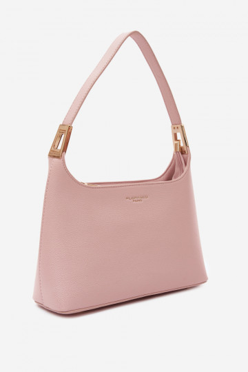 Handtas van faux leather in roze Gretta 2
