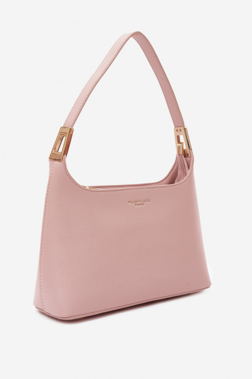 Handtas van faux leather in roze Gretta