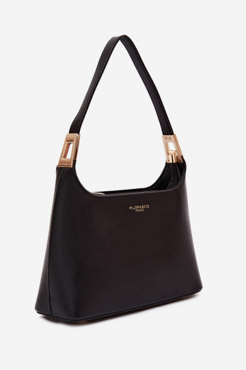 Handtas van faux leather in zwart Gretta 2