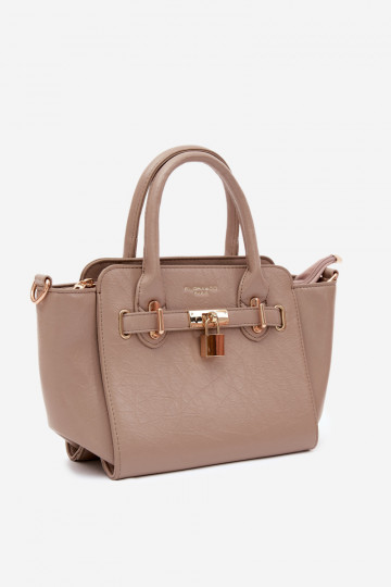 Type tas van faux leather in ivoorkleur Odelia 2