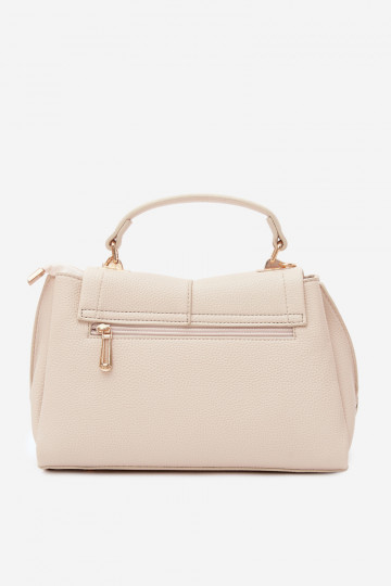 Dames tas in faux leather zand Sybella 2