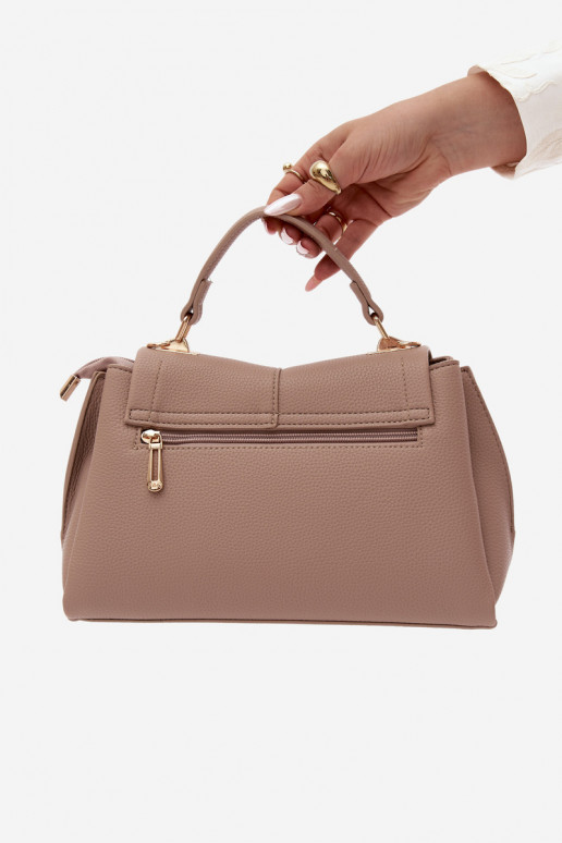 Dames tas in faux leather ivoor Sybella