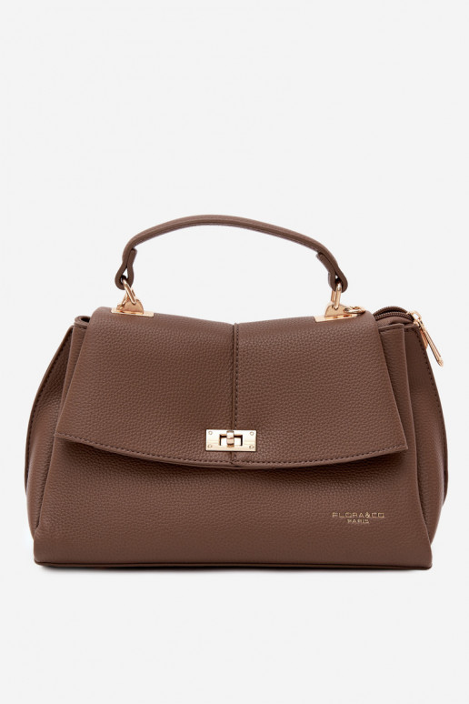 Dames tas in faux leather klei Sybella